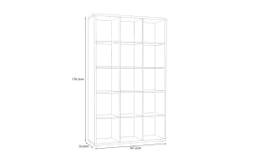 Regal Mauro, Beton-Nachbildung, 107,2 x 176,3 cm