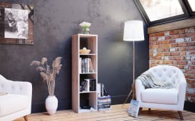 Regal Mauro, Sand Eiche-Nachbildung, 38,2 x 141,8 cm