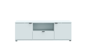 TV-Unterschrank Ganymede, grau, 43,9 cm