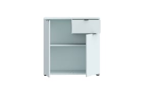 Kommode Ganymede, grau, 80,1 cm