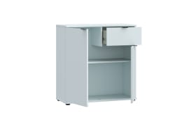 Kommode Ganymede, grau, 80,1 cm