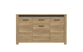 Kommode San Cayetano, Mauvella Eiche-Nachbildung, 161,4 cm