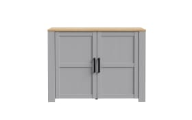 Sideboard Bohol, Riviera Eiche-Nachbildung/grau, 116,4 cm