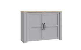 Sideboard Bohol, Riviera Eiche-Nachbildung/grau, 116,4 cm