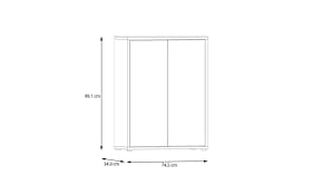 Schuhschrank Alice Springs, terracotta