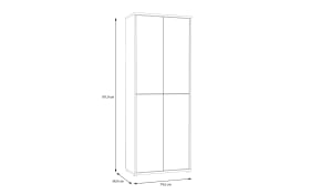 Schuhschrank Alice Springs, grau, inkl. Push-to-Open Funktion