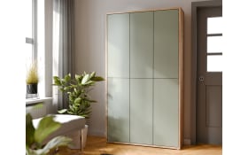Schuhschrank Alice Springs, Artisan Eiche-Nachbildung/salbeigrün, inkl. Push-to-Open Funktion