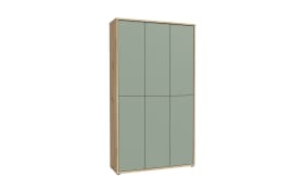 Schuhschrank Alice Springs, Artisan Eiche-Nachbildung/salbeigrün, inkl. Push-to-Open Funktion