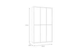 Schuhschrank Alice Springs, grau, inkl. Push-to-Open Funktion