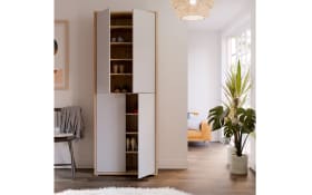 Schuhschrank Alice Springs, Artisan Eiche-Nachbildung, grau, inkl. Push-to-Open Funktion
