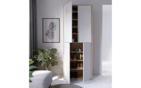 Schuhschrank Alice Springs, Artisan Eiche-Nachbildung, grau, inkl. Push-to-Open Funktion