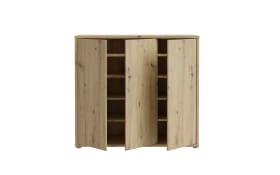 Schuhschrank Alice Springs, Artisan Eiche-Nachbildung, inkl. Push-to-Open Funktion