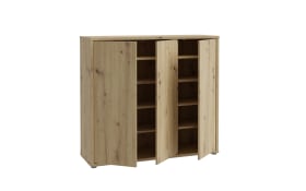 Schuhschrank Alice Springs, Artisan Eiche-Nachbildung, inkl. Push-to-Open Funktion