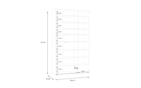 Schuhschrank Alice Springs, salbeigrün, inkl. Push-to-Open Funktion