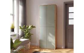 Schuhschrank Alice Springs, Artisan Eiche-Nachbildung/salbeigrün, inkl. Push-to-Open Funktion