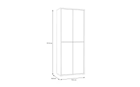 Schuhschrank Alice Springs, Artisan Eiche-Nachbildung/salbeigrün, inkl. Push-to-Open Funktion