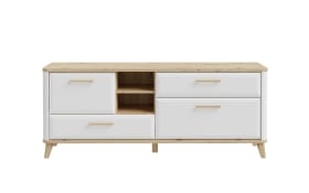 TV-Unterschrank Wardiol, Artisan Eiche-Nachbildung/weiß, 169,7 cm