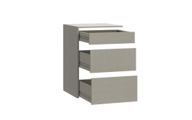 Set mit 3 Schubladen Schach & Matt 2, grau, 53,5 cm