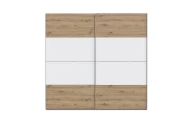 Kleiderschrank Schach & Matt 2, Artisan Eiche-Nachbildung/weiß, 220,1 cm