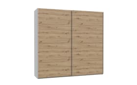 Kleiderschrank Schach & Matt 2, Artisan Eiche-Nachbildung/weiß, 220,1 cm