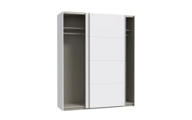Kleiderschrank Schach & Matt 2, weiß, 170,3 cm