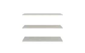 Einlegeböden Vodol, grau, 117,2 x 52,7 cm, 3er Set
