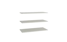 Einlegeböden Vodol, grau, 117,2 x 52,7 cm, 3er Set