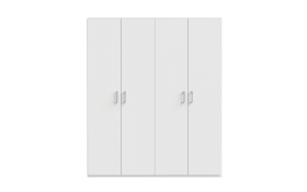 Kleiderschrank Econobox2, weiß, 177,5 cm