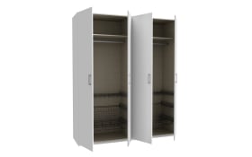 Kleiderschrank Econobox2, weiß, 177,5 cm