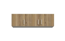Schrankaufsatz Econobox2, Mauvelle Eiche-Nachbildung, 133,2 cm