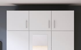 Schrankaufsatz Econobox2, weiß, 133,2 cm
