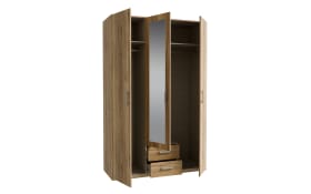 Kleiderschrank Econobox2, Mauvelle Eiche-Nachbildung, 133,2 cm