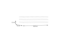 Einlegeböden Econobox2, grau, 85,9 x 42 cm, 3er Set