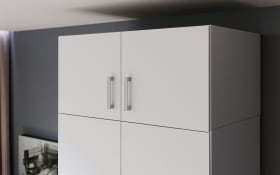 Schrankaufsatz Econobox2, weiß, 88,9 cm