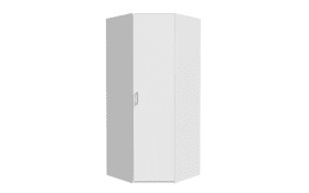 Eckkleiderschrank Econobox2, weiß, 89,5 cm