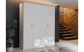 Kleiderschrank Econobox2, weiß, 177,5 cm