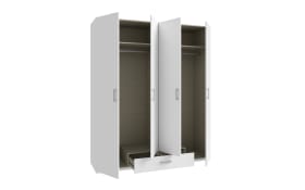 Kleiderschrank Econobox2, weiß, 177,5 cm