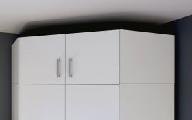 Eck-Schrankaufsatz Econobox2, weiß, 165,2 cm