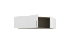 Eck-Schrankaufsatz Econobox2, weiß, 165,2 cm