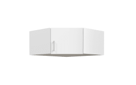 Eck-Schrankaufsatz Econobox2, weiß, 133,2 cm