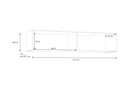 Schrankaufsatz Econobox2, weiß, 177,5 cm