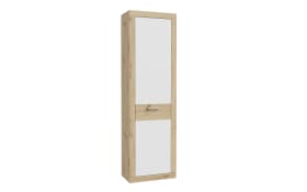 Garderobenschrank Baccio, Artisan Eiche-Nachbildung/weiß