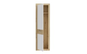 Garderobenschrank Baccio, Artisan Eiche-Nachbildung/weiß