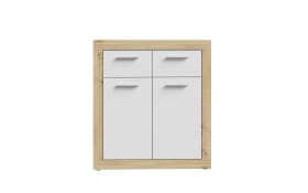 Kommode Baccio, Artisan Eiche-Nachbildung/weiß,83,2 cm