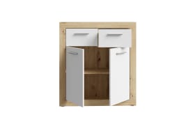 Kommode Baccio, Artisan Eiche-Nachbildung/weiß,83,2 cm