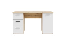 Schreibtisch Net307, Artisan Eiche Nachbildung/weiß