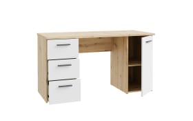 Schreibtisch Net307, Artisan Eiche Nachbildung/weiß