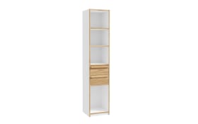 Regal Smart Room, Eiche-Nachbildung/weiß, 44,4 cm
