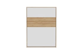 Multifunktionsbett Smart Room, Eiche-Nachbildung/weiß, 157,4 x 215 cm