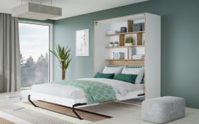 Multifunktionsbett Smart Room, Eiche-Nachbildung/weiß, 157,4 x 215 cm